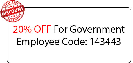 Government Employee Coupon - Locksmith at Woodland, CA - Woodland Locksmith