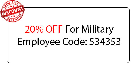 Military Employee Coupon - Locksmith at Woodland, CA - Woodland Locksmith